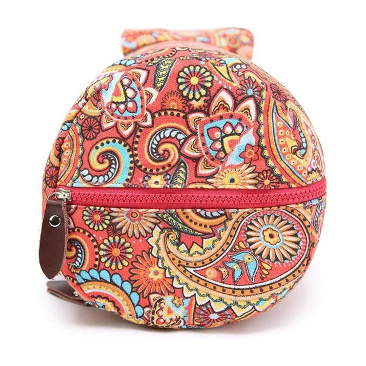 New eco friendly custom Printed private label canvas tote yoga mat bag for gym manufacturers