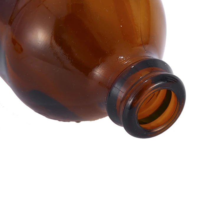 Laboratory 250 ml 500 ml 1000 ml 2000 ml amber chemical glass reagent bottle medical drug large glass bottle