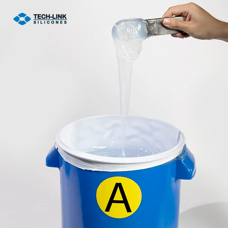 Food Grade Transparent Two Part AB Silicone 30 Shore A Liquid Silicone Rubber