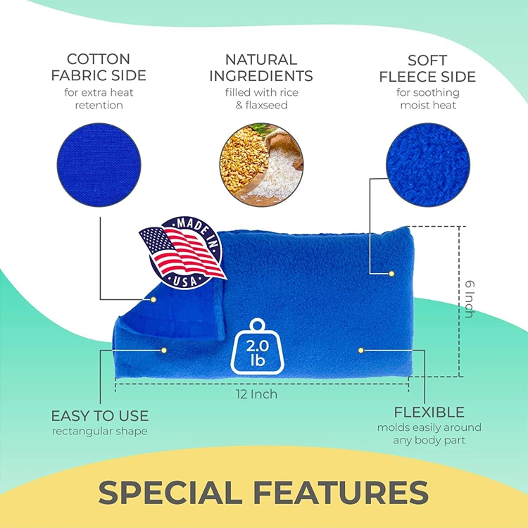 Health Care Products Weighted Heat Packs Microwaveable Reusable Heating Pad