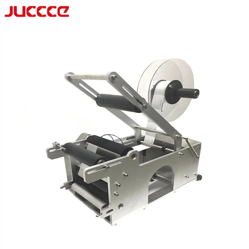 JUCCCExHOYOCODE Semi Automatic Glass Bottle Manual Labeling Machine/labeling Machine For Round Bottles