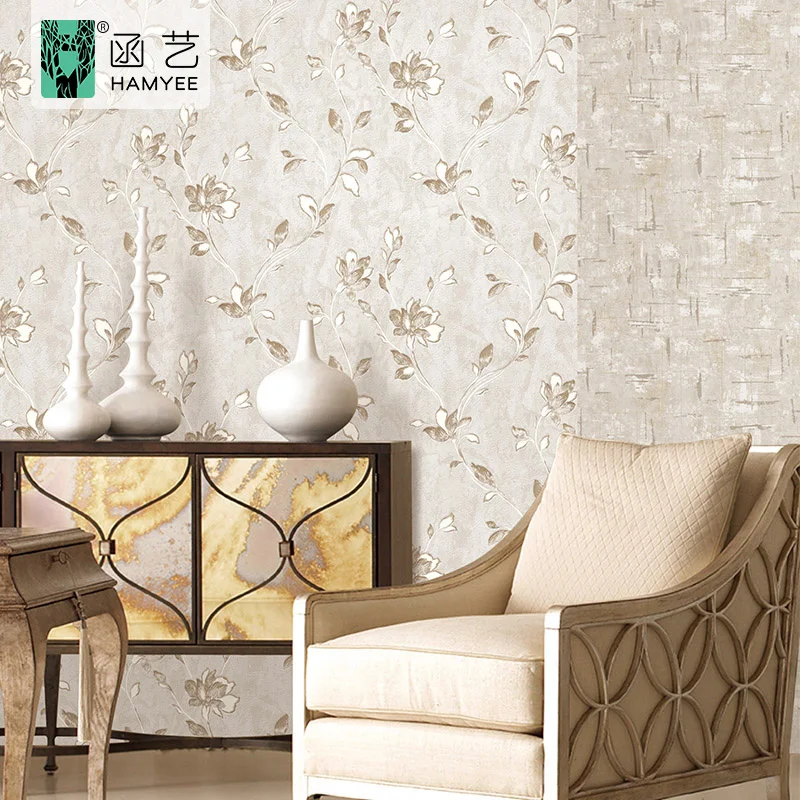 3d non woven modern wallpaper roll pvc office wall paper series