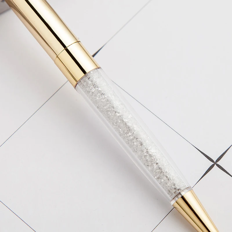 Beautiful Gift New Colorful Big Diamond Crystal Top Metal Ballpoint Pen