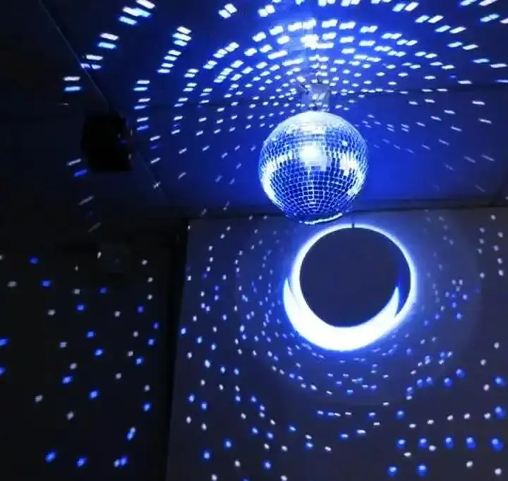 Classic Glass LED Disco Light Ball Mirror Ball Stage Light DJ Night Club Wedding Decorations