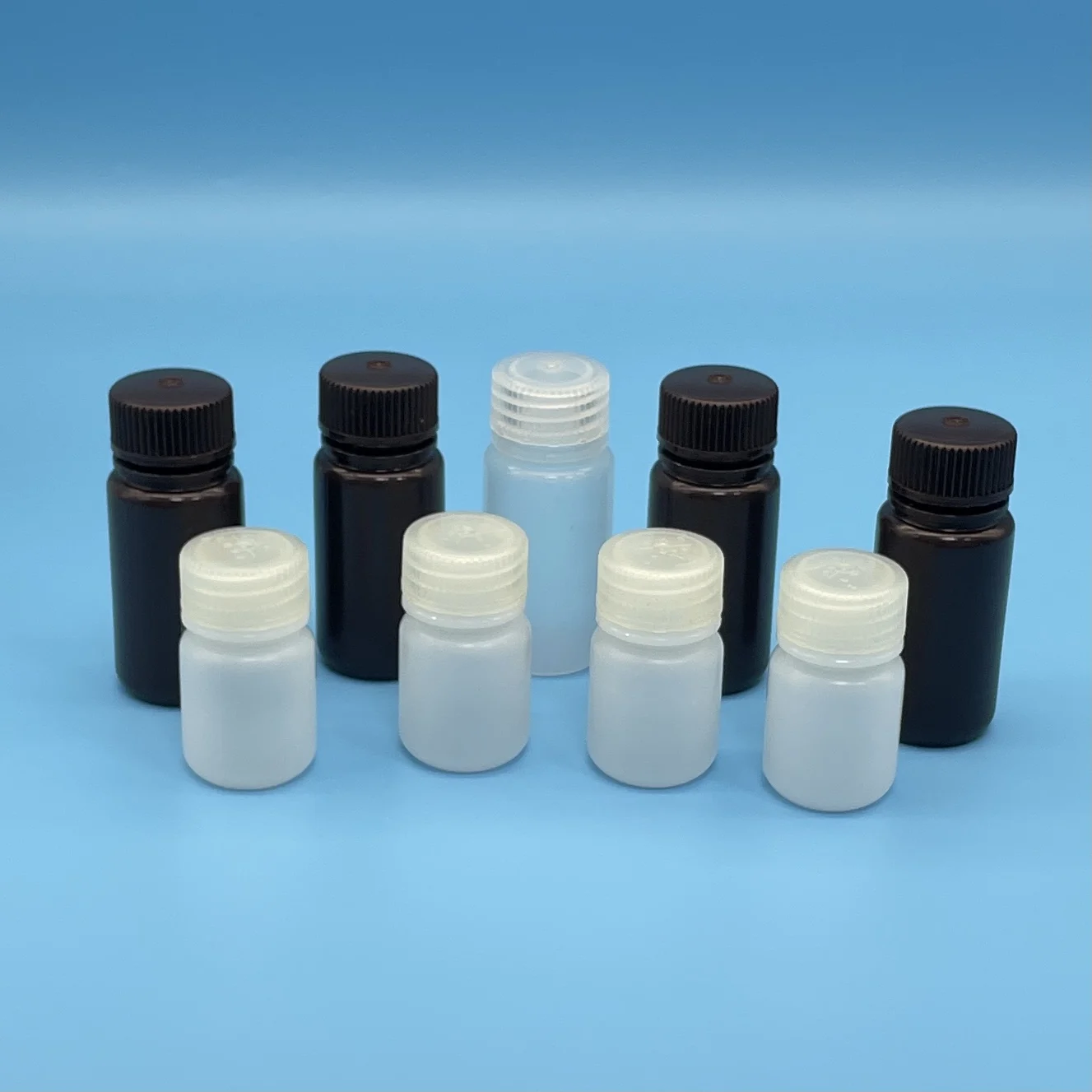 Plastic Wide Mouth and Narrow Mouth Reagent Bottles