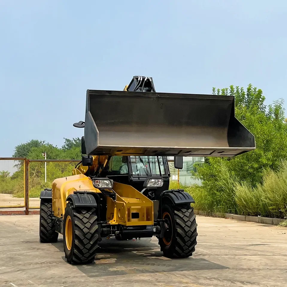 CE Approved Telehandler 4 tons 4.5 tonsTelescopic Handler 7m 14m 18m Boom Forklift Diesel 4x4