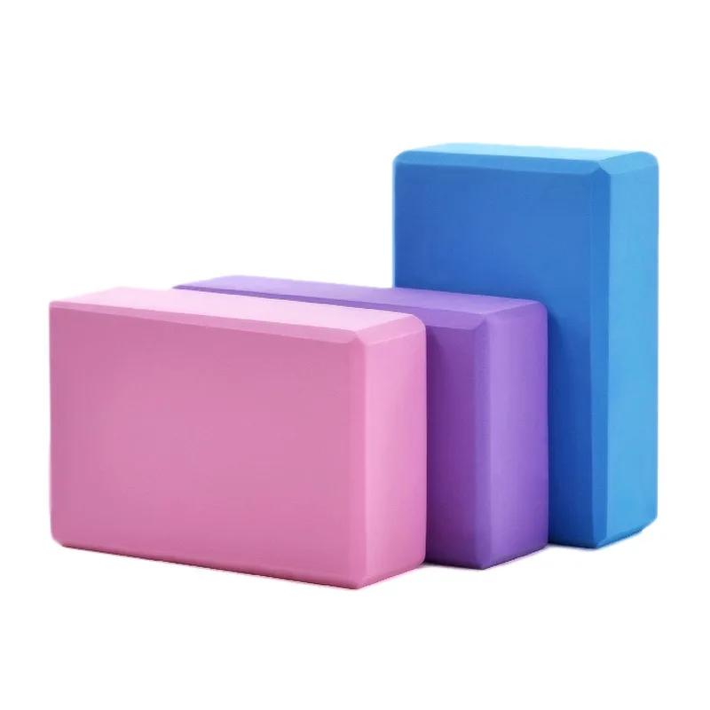 High quality multi color Yoga Block Foam Gym Home Stretch Health Exercise EVA Yoga Foam Block Brick