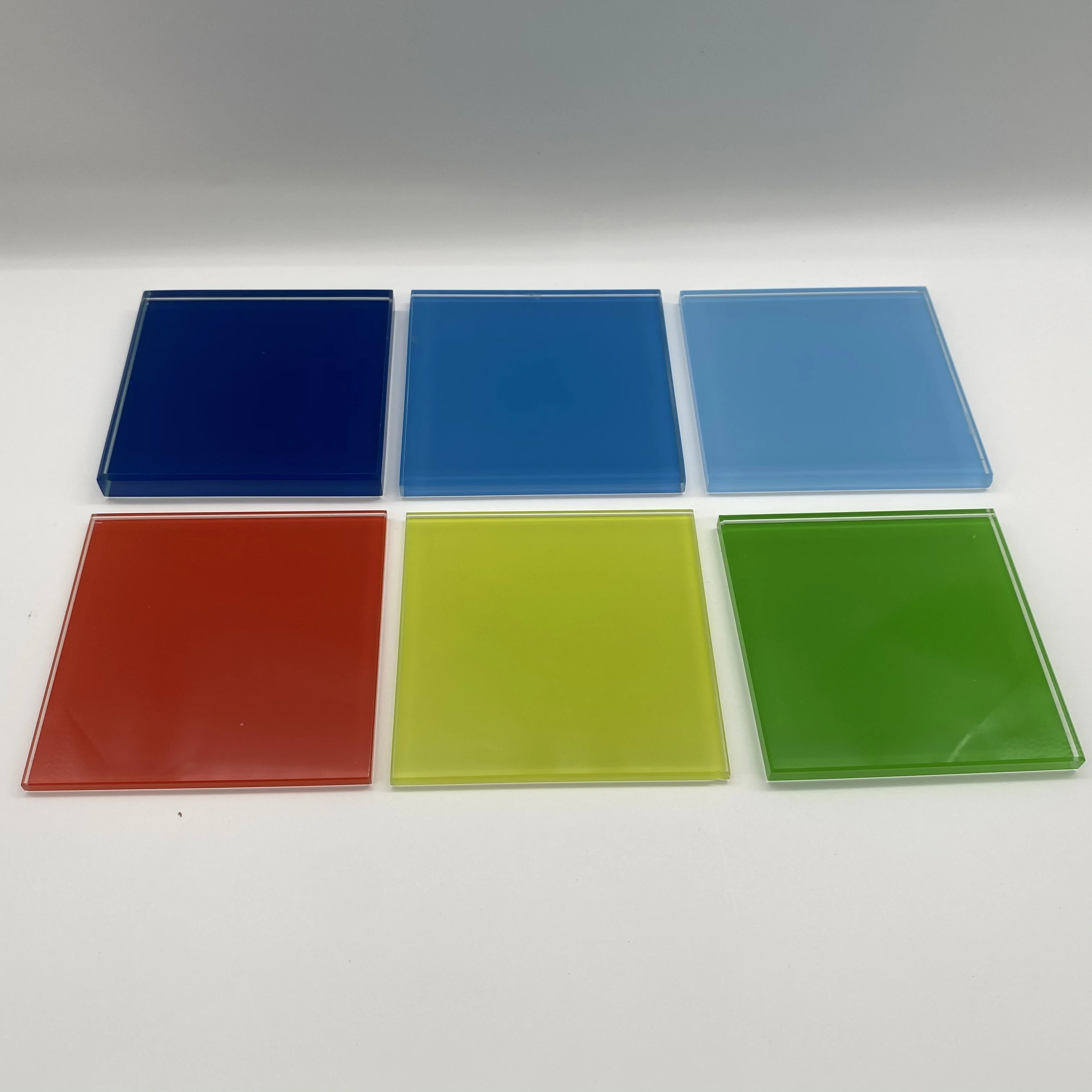6mm 8mm 10mm 12mm Single Piece Paint Baking Decorative Toughened Glass