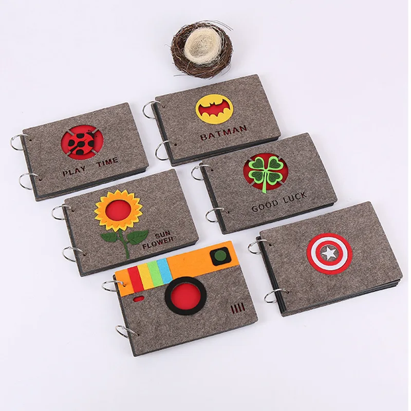 Custom Elegant Felt Photo Album Cover Beautiful 3D Effect for Wedding Memory Book Fashionable and Stylish Picture Book