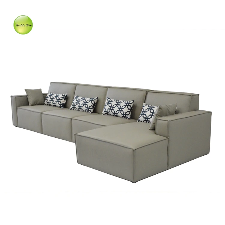 Modern Living Room Furniture Contemporary L Shape Waterproof fabric Sectional Sofa