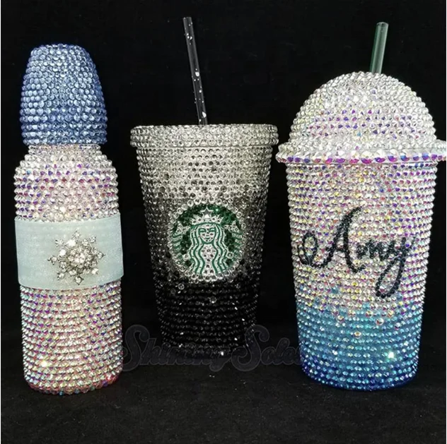 Baby Infant Glass BPA Free Milk Feeding Bottle With Diamond Crown Cup Cover Water Bottle