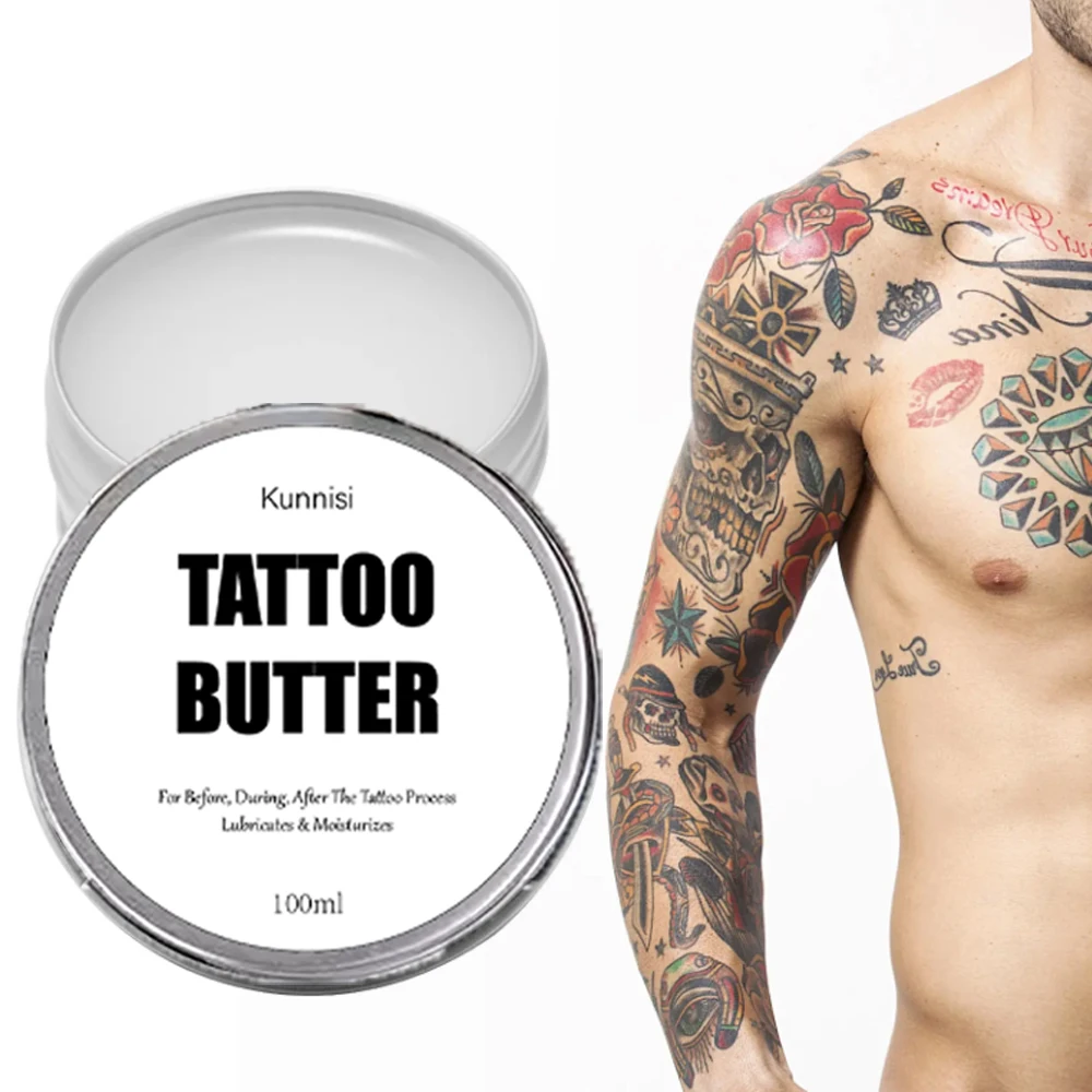 Tattooing Care Butter Tattoos Soothing Cream for Before & After Tattoo Color Enhancement Aftercare Balm PMU Aftercare Lotion