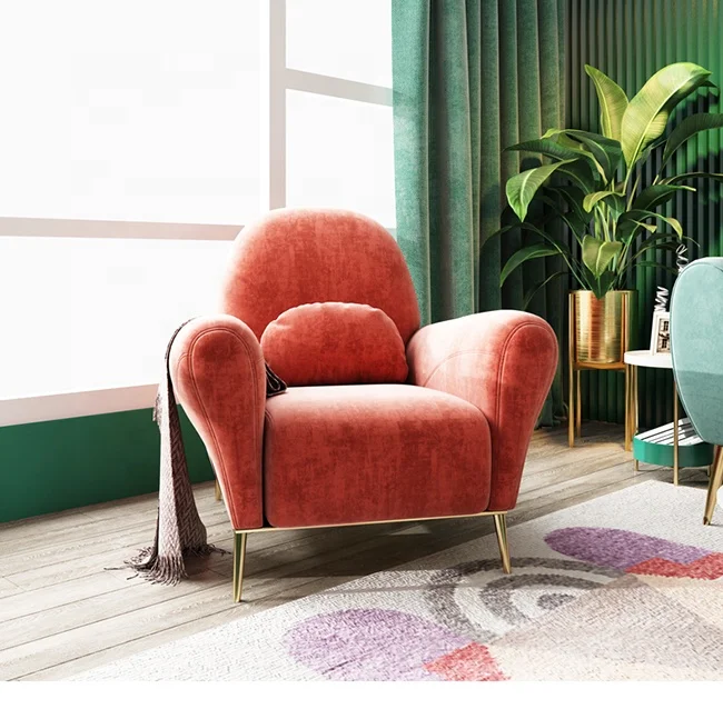 Furniture Factory Modern Style Fabric Lounge and Apartment Sofa For Promotion Velvet Chesterfield Tufted Sofa living