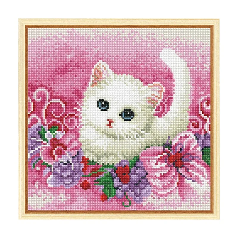 Full Drill Round Cartoon Animal Diamond Painting superior quality diy diamond painting Kit for kids