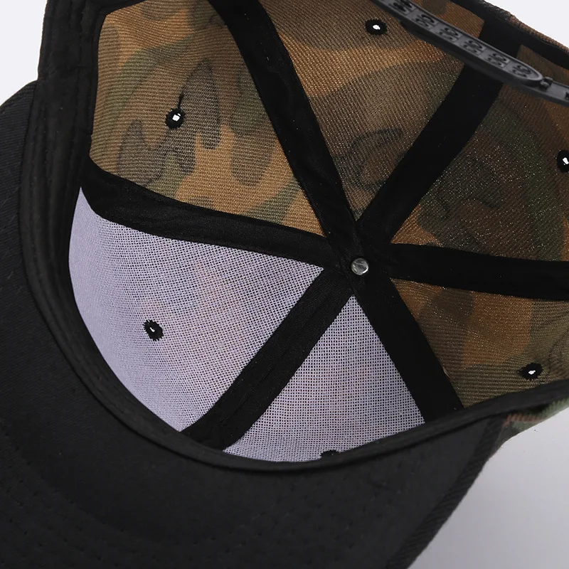 Custom logo wholesale patch embroidery label sport hats camouflage cap baseball caps