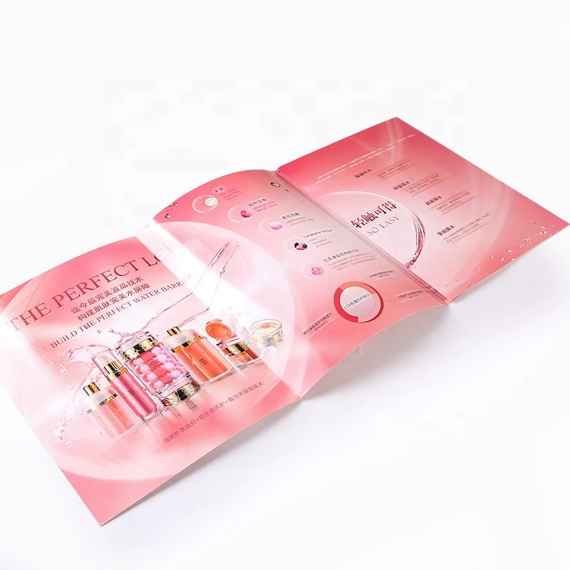 
Custom High Quality Booklet Folded Fancy Brochure Printing Leaflet 
