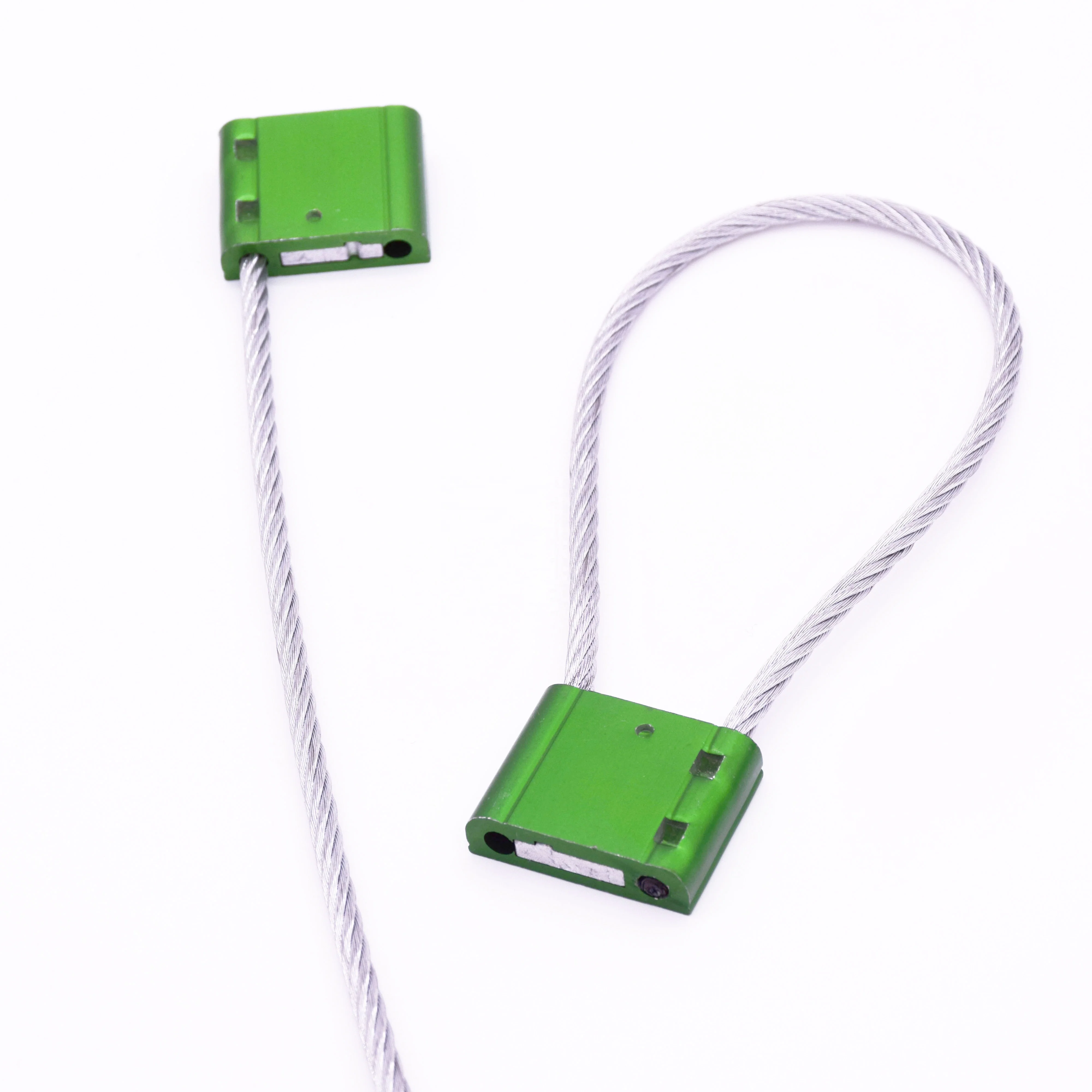 Galvanized wire cable lock seal Self-locking steel cable seal used in automobiles