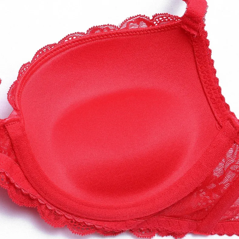 Autumn and winter hot new small chest gathered push up lace bra suit sexy ladies underwear new products wholesale