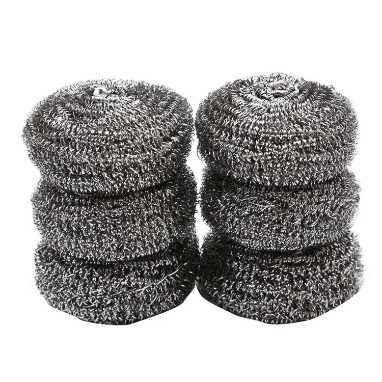China Iron Bull Substitude Cleaning Ball Scourer Manufacturer Dollar Penny Sale Stainless Steel Scrubber