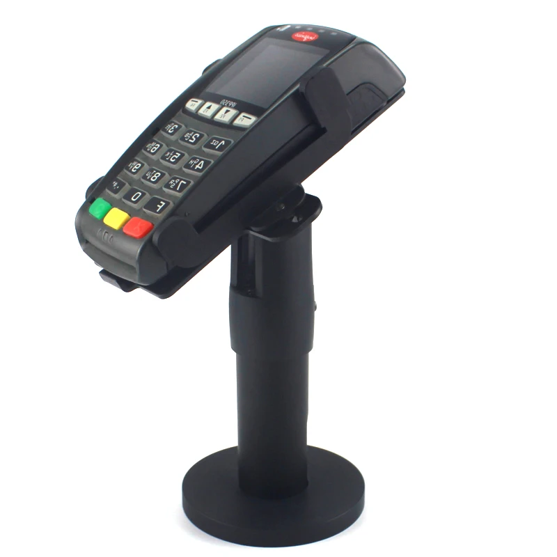 Credit card terminal stand in pos systems metal black plastic holder Base for verifone
