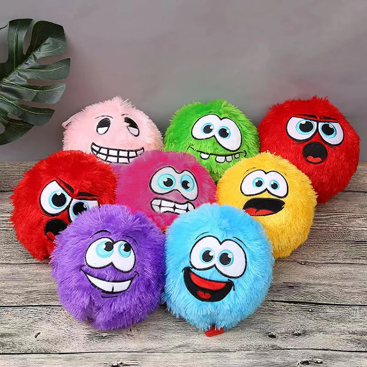 Shaggy plush ball Emotions Tassel FUZZY BALL EMOT (15 cm)