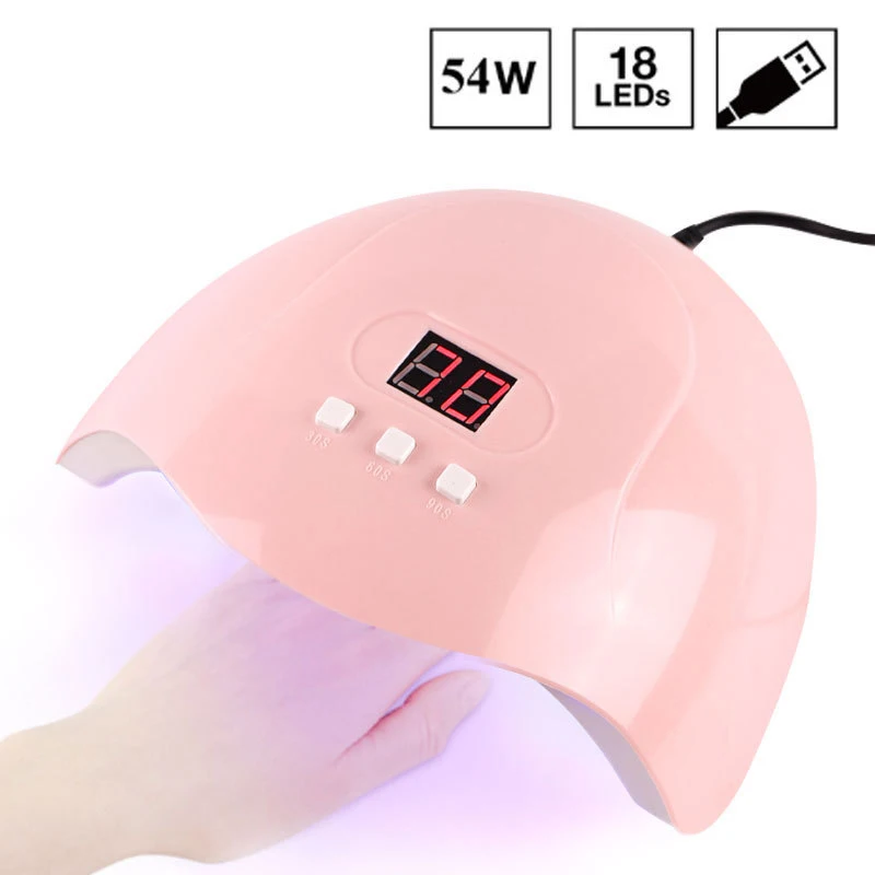 wholesale Uv Led Lamp Nail Dryer Usb Uv Nail Lamp Led Light,Led Gel Nail Lamp 54W Uv