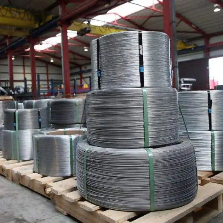 Hot dip galvanizing steel wire rope galvanized wire 1.3mm 25kg gi zinc coated rod 3.0mm & 7.6mm price per ton