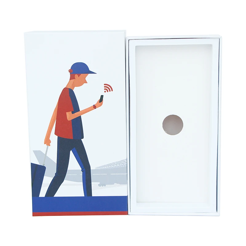 Customized Electronic Product Paper Box Packaging Lid and Bottom Paper Box for Second Hand Cell Phone Gift Box