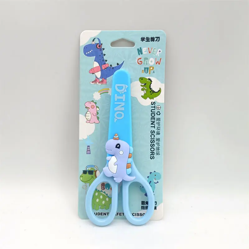 Sanrio cartoon round head scissors High appearance level student craft scissors Cute Kouromi safety scissors