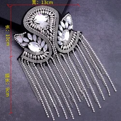 Price for 1 piece,brooch breastpin tassels shoulder board flash patch badges applique patch for clothing N4