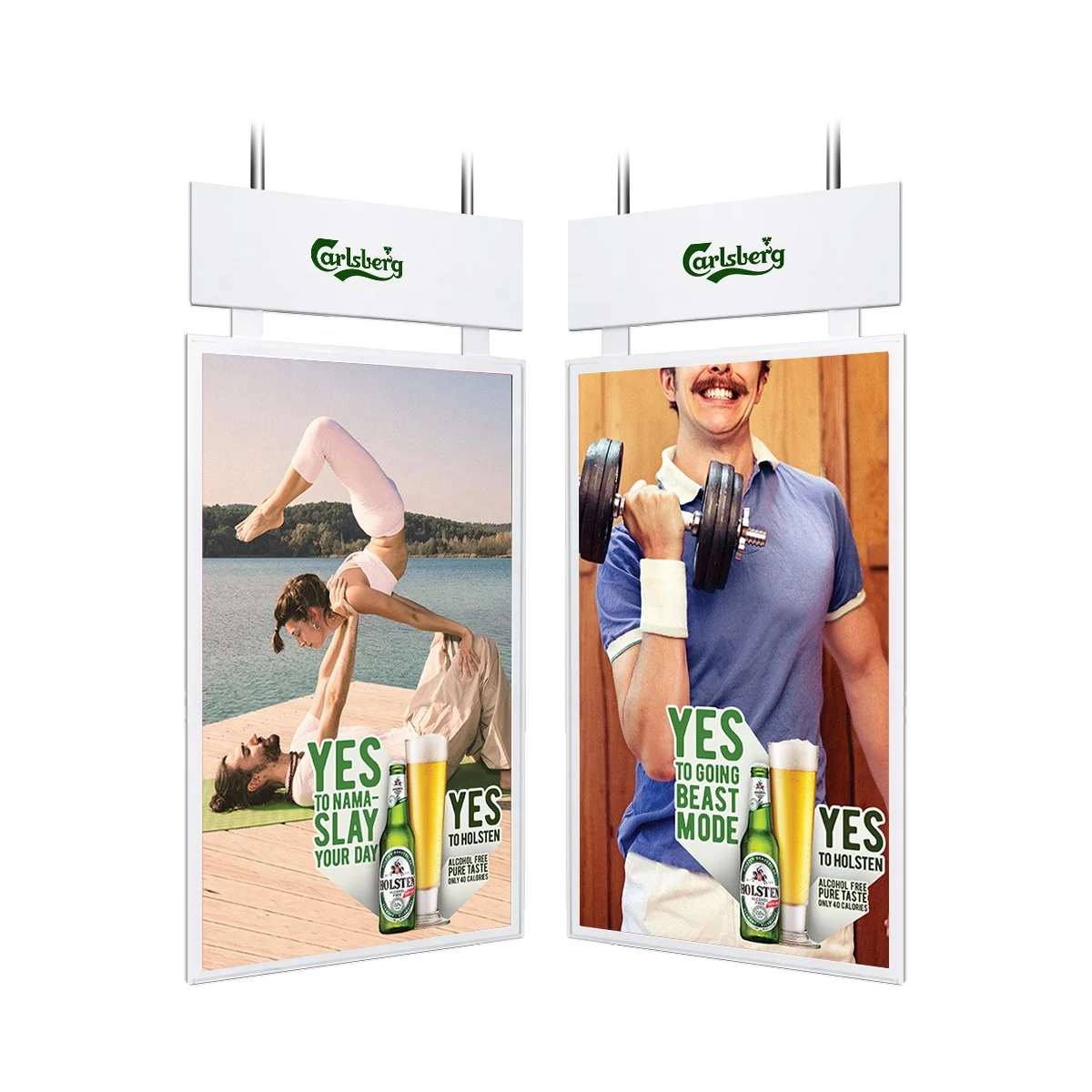 Shopping Center Hanging LCD Screen Commercial TV Digital Display Single and Double-sided Highlight Window Advertising Machine