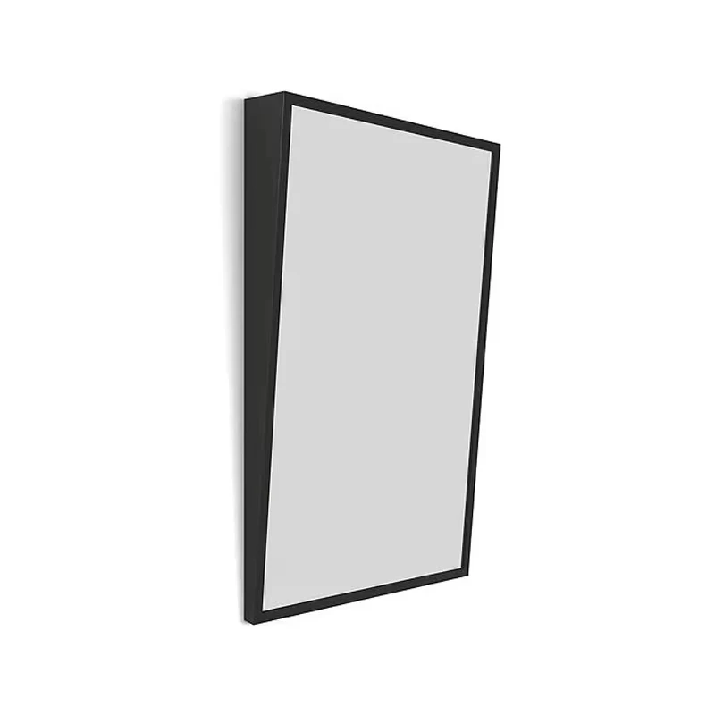 Wall mounted brushed stainless steel framed handicapped mirrors fixed tilt bathroom disabled mirror