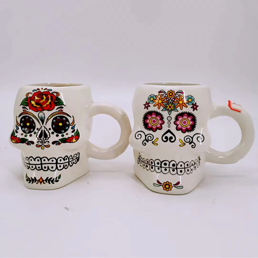 ceramic manufacturer top seller 2023 custom logo Matte black decal ceramic mug