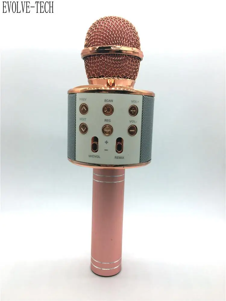 Cheapest Karaoke Microphone Handheld Wireless Speaker  Professional Handheld USB Charger KTV Microphone for Karaoke