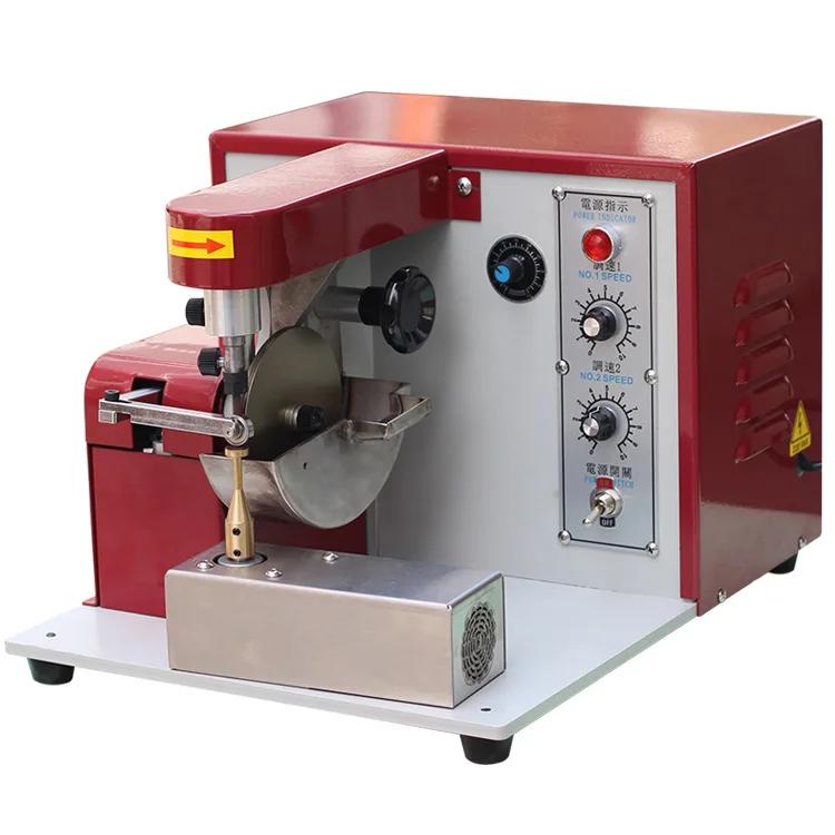 automatic small edge coloring dyeing painting machine for leather craft