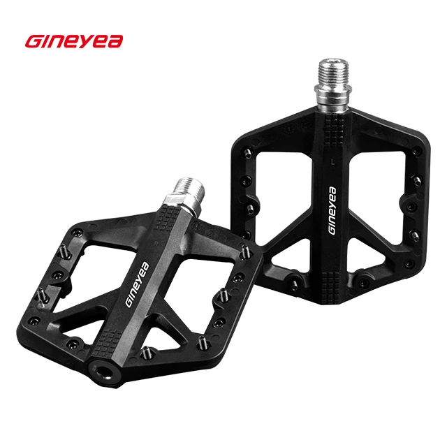 MTB Bike Pedal Nylon Fiber Non-Slip 9/16 Inch Bicycle Platform Flat Pedals