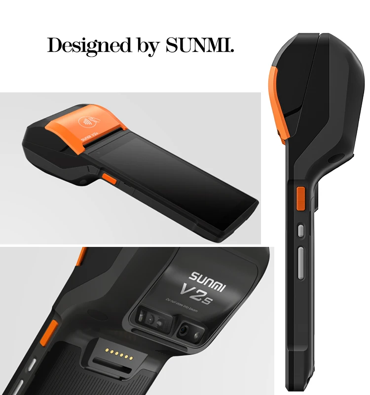 5 дюймовый сканер Android Smart Mobile 4G WiFi Портативный NFC POS-терминал с принтером