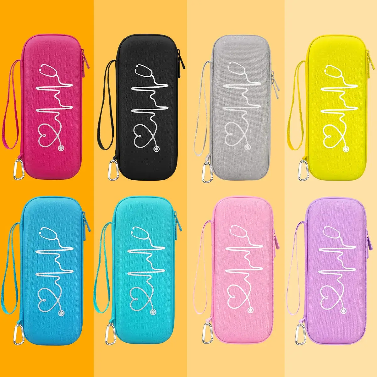 Large Capacity Premium Lightweight Waterproof Custom EVA Stethoscope Carrying Bag Case For Travel