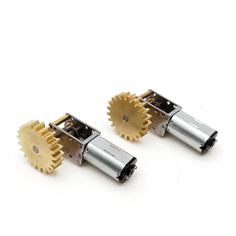 Factory wholesale high efficiency dc geared motor TWG1220-N30VA 6v 12v worm gear mini motor