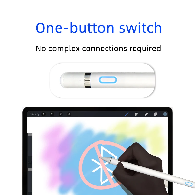 European  hot sell new fashion customized  white colour metal alloy active stylus pen for touch screen for apples pencil