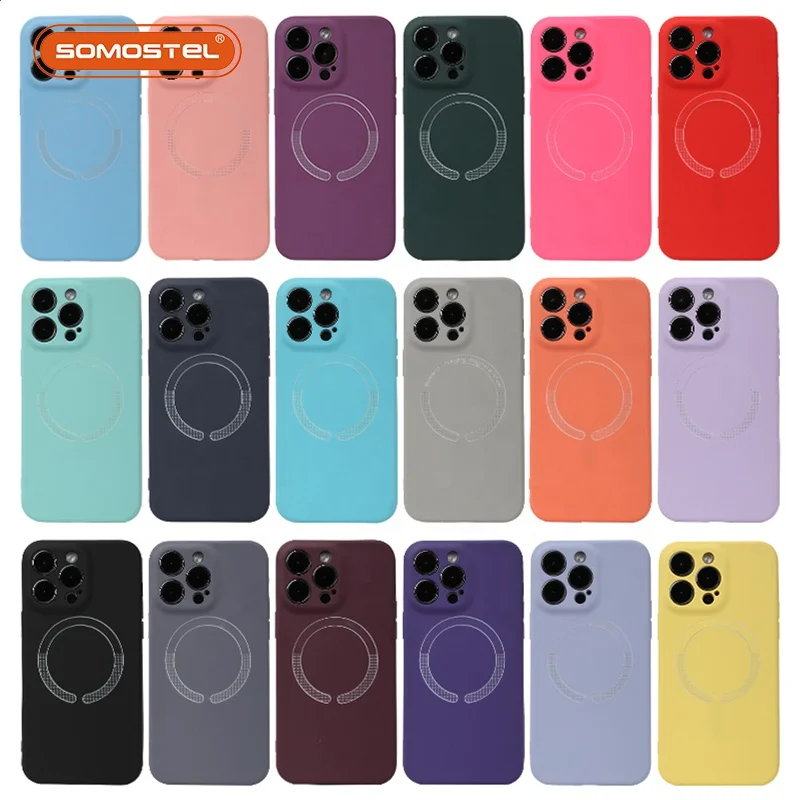 magnetico fundas Forro  magsafe carcasa  para cellulars Custom magnetic mobile phone cases for iphone 14 13 pro max