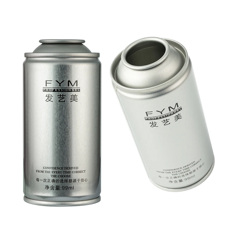 Aluminium can manufacturer custom empty paint aerosol spray can with bag on valve edible oil aerosol cans
