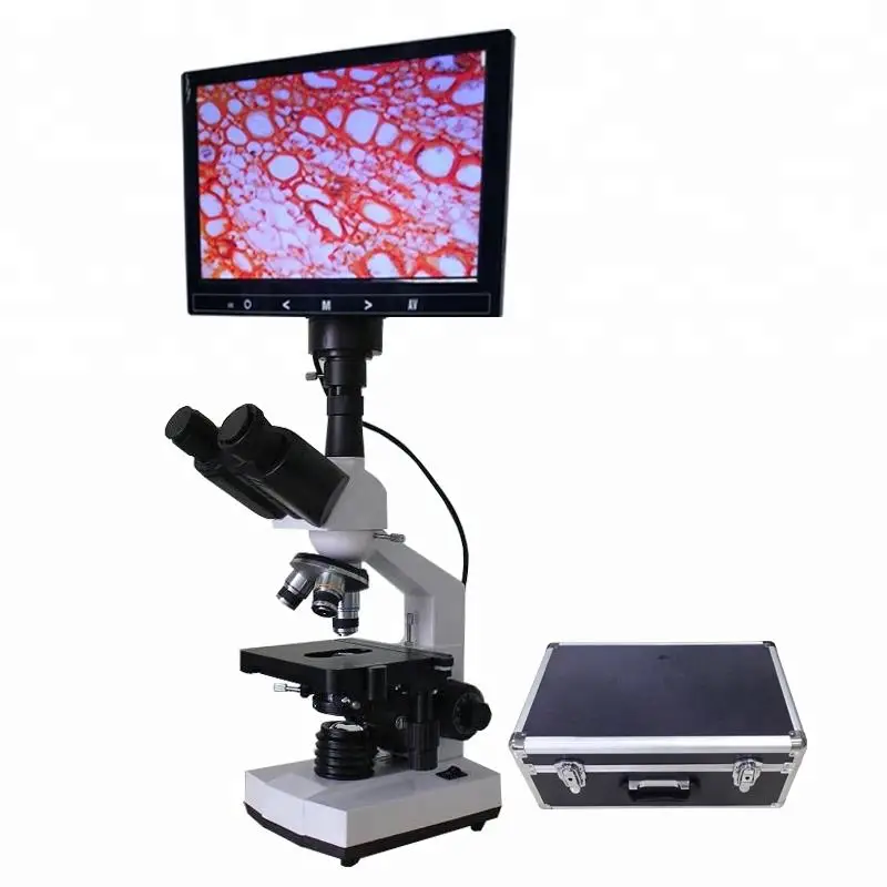 Professional laboratory capillary microscope live blood analysis microscope