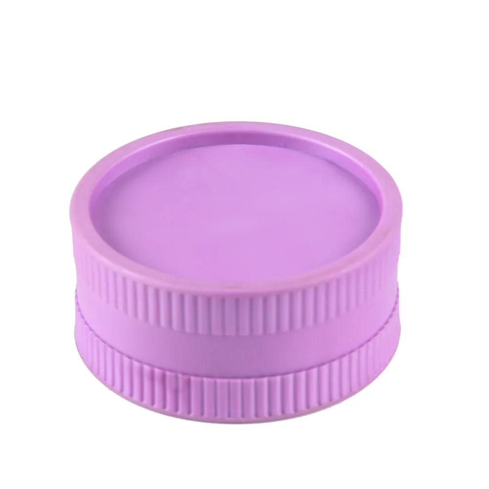 New custom logo 60mm eco friendly Biodegradable green spice crusher pink plastic dry herb grinder