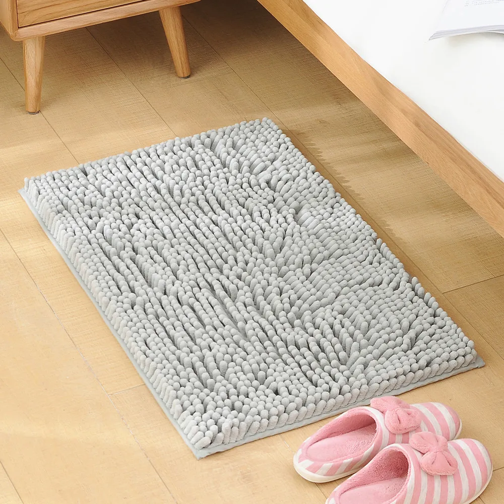 2023 New Fashion Thickened Soft Comfortable Non-toxic Chenille Bath Mat