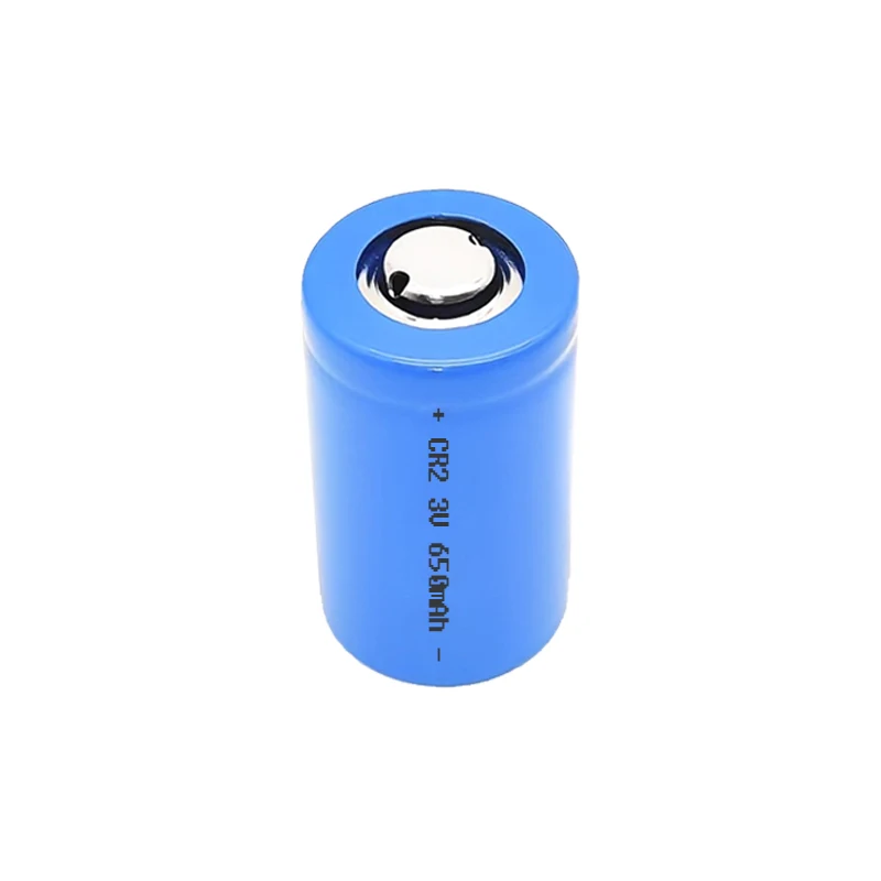 Первичная батарея CR2 3V650mAh, длительный срок службы и низкий саморазряд, высокая емкость, Li-MnO2 цилиндрическая батарея по индивидуальному заказу