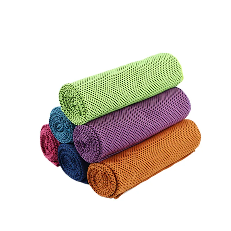 Custom Logo Cooling Towels Printed Sports Towel Neck Microfiber Instant Super Ice Cooling Gym Towel