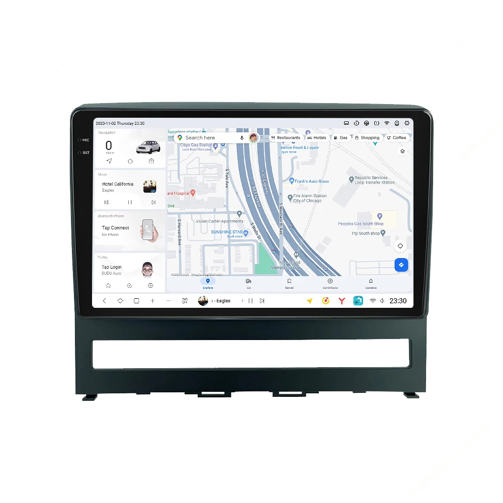 Автомагнитола DUDUAUTO Android 13 для Fiat Perla 9 2009 идеи 2011-2014 мультимедийный видеоплеер стерео Автомобильный GPS навигатор DSP