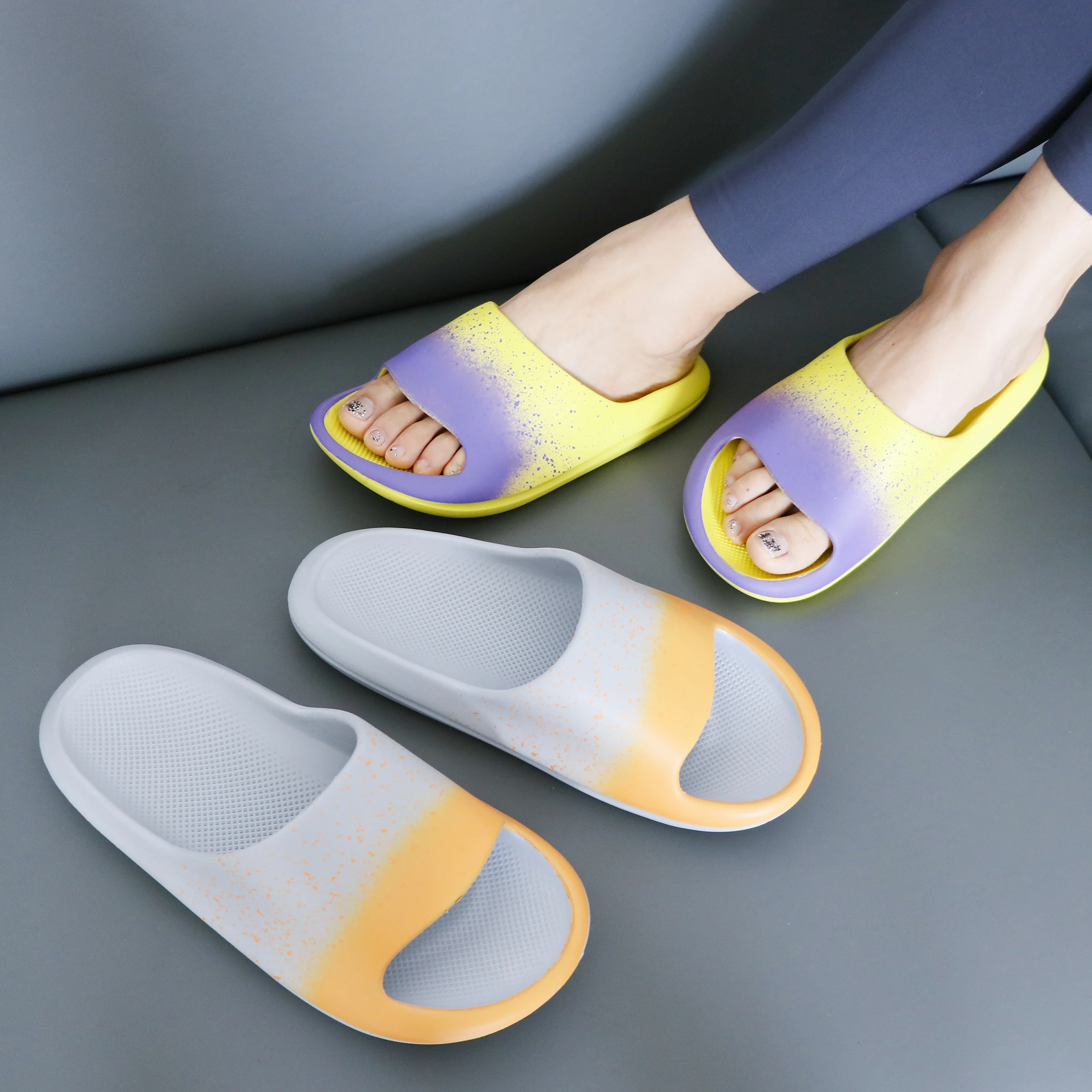 Wholesale EVA Unisex Beach Outdoor Indoor Soft Bottom Slipper