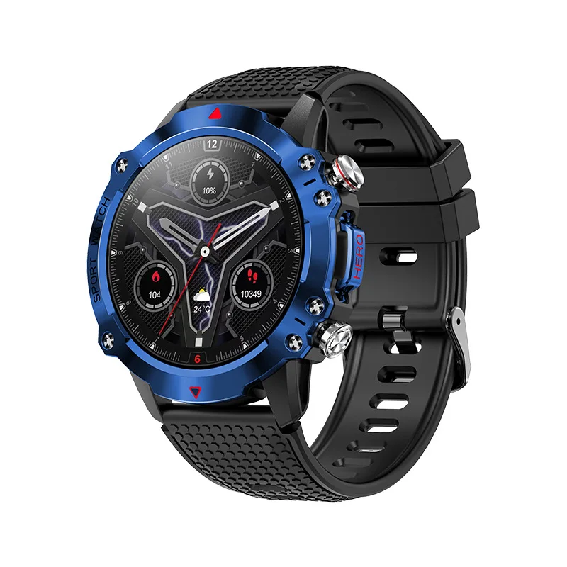 Newest Men Smart Watch KR10 Outdoor Touch Screen Sport Smartwatch 450mAh Long Battery Life Fitness Tracker Smart Watch